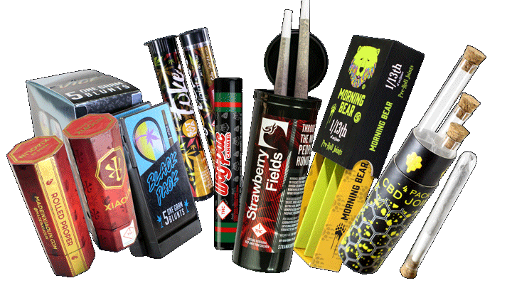 Custom Pre-roll Tubes Labels