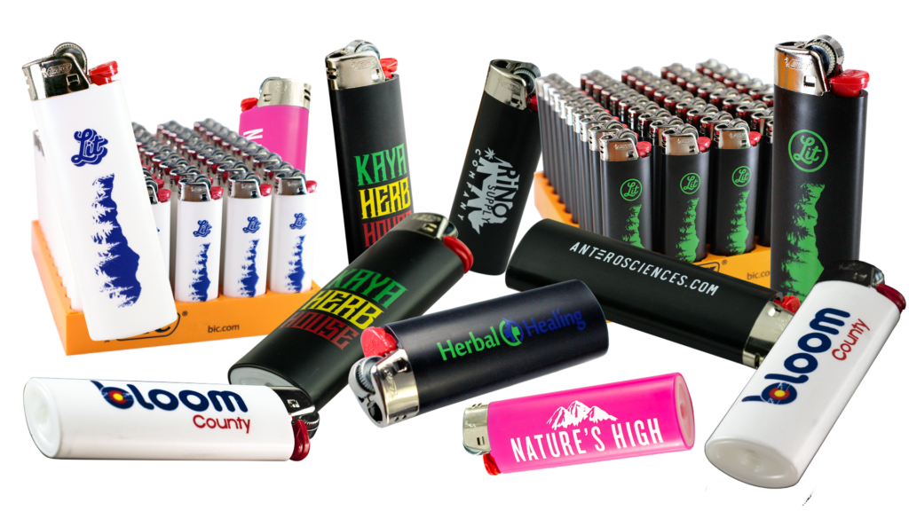 Custom Printed Lighters Promotional Products Designed at Full Scale
