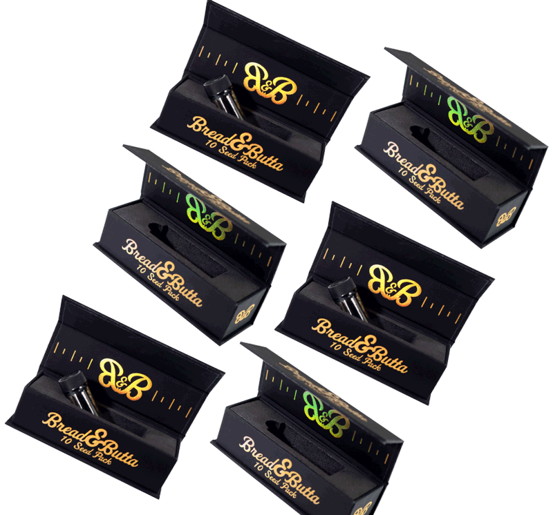 seed packaging bread and butta