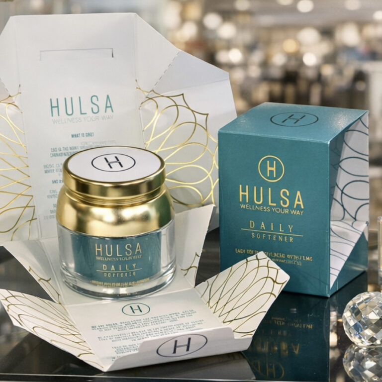 Hulsa Wellness CBD Products | Logo Design and Packaging